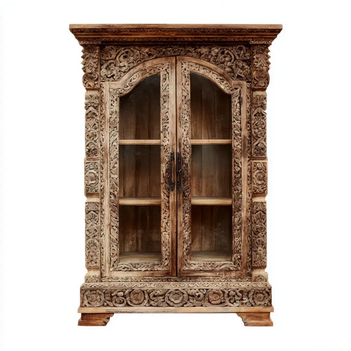 Witryna, Okno z litego drewna, 90 x 40 x 180 cm