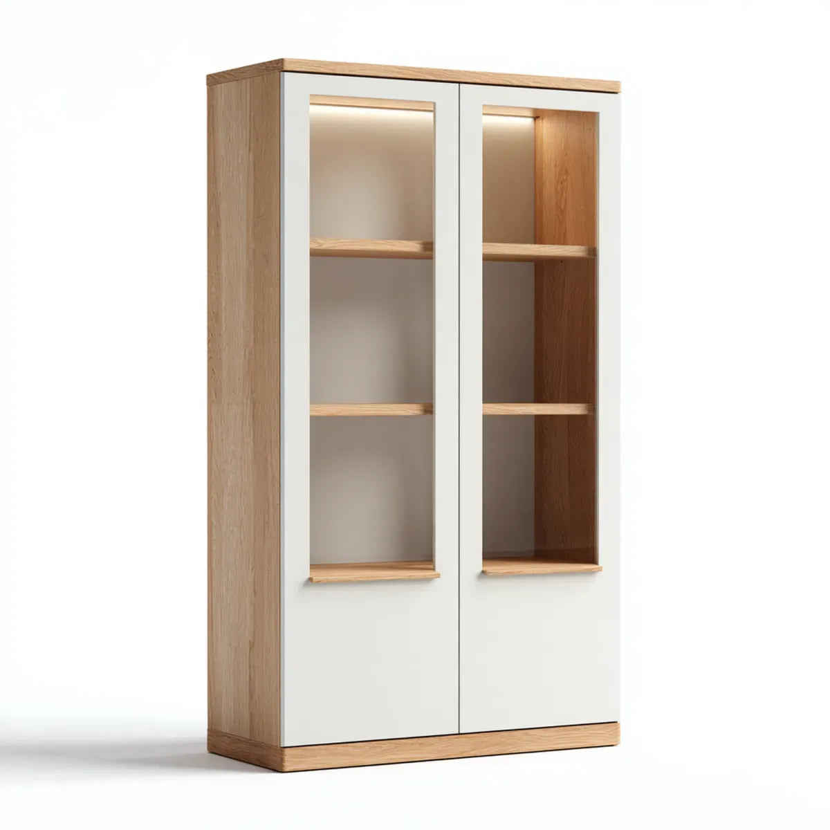Regał na książki, Kaseta na książki Biały Dach 90 x 40 x 190 cm płyta wiórowa MDF prostokątny